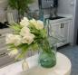 Preview: Muxing Glas Blumenvase Handtasche geformt klar Vase Aquarium